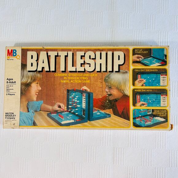 Battleship Game Vintage 1978 Milton Bradley Classic Strategy COMPLETE - Picture 3 of 11
